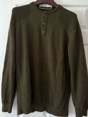 Triple Aught Design Made in Italy Journeyman Sweater Size 2XL Wool Green